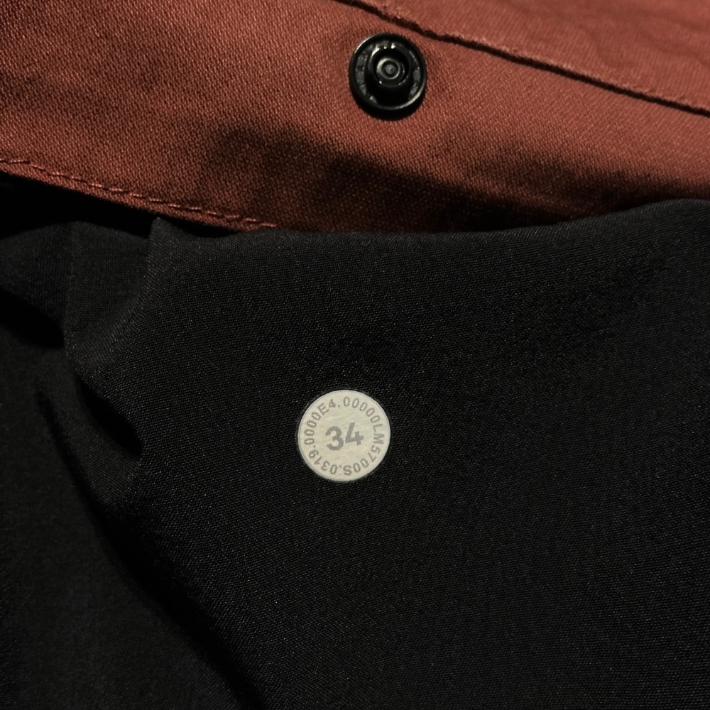 Lululemon Men's 34 Rust Brown Commission Slim Pants Tech Casual Stretch Golf - Picture 4 of 9
